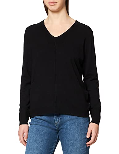 Street One Damen 301721 Pullover, Black, 34