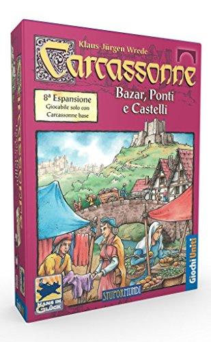 Giochi Uniti, Carcassonne, Spiel Unica Mehrfarbig
