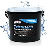 KOIPON Teichclean 10 kg Teichschlammentferner, Biologischer Abbau von Teichschlamm, Teichreinigung von Laub, Schlamm und Ablagerungen, für Fischteich oder Gartenteich