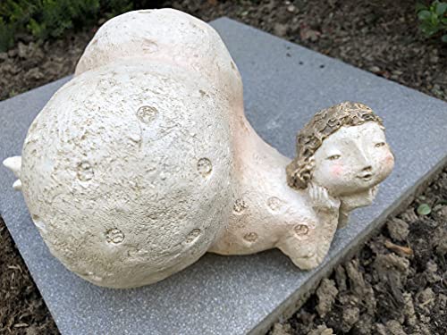 NN Mollige Kurvige Frau Lady Criva Dame Büste Rubens Deko-Skulptur Poly 3 Formen (Maße Mitte: B 27,4 x T 18,7 x H 15,2 cm)