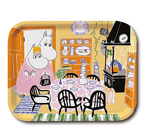 Moomin 103 – 88 Kitchen Tablett Holz Mehrfarbig 43 x 33 x 1,5 cm