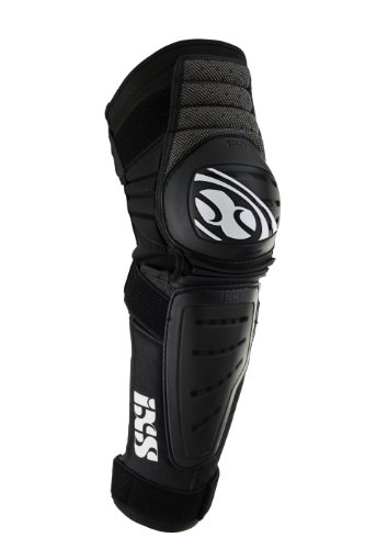 IXS Erwachsene Knee/Shin Guard Cleaver Knie- Und Schienbeinschoner, schwarz, XL