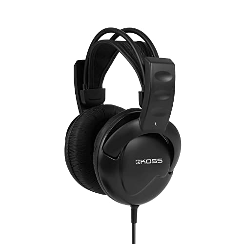 Koss UR20 Over-Ear Stereo Kopfhörer mit Weichen Ohrpolstern für iPod, iPhone, MP3, Smartphones und Tablets - Schwarz