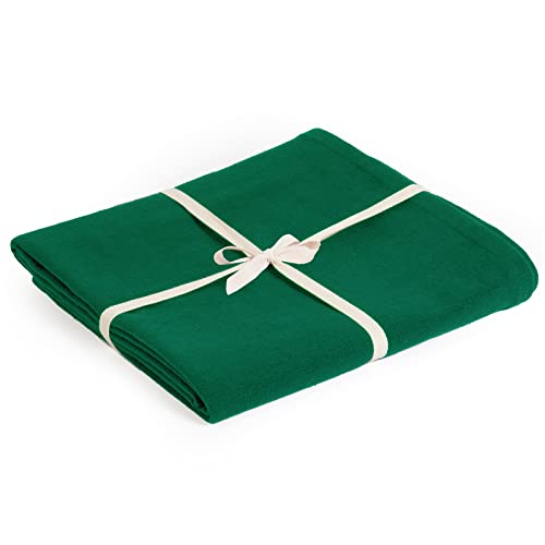 Yoga Studio Ys/Organic/Blanket/Jadegreen Yoga-Decke aus Bio-Baumwolle, Jadegrün, Regular