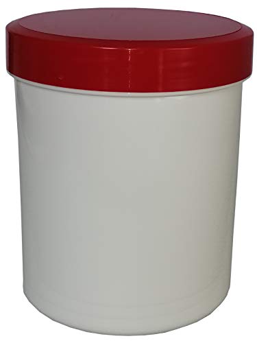 50 Salbendosen Salbenkruken 300 g 375 ml Deckel rot Salbendöschen