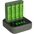 GP Batteries USB-Modell Ladegerät »B421«, 4 x ReCyko AA 2100 mAh USB Dockingstation