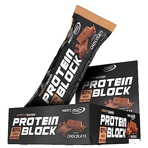 BBN Hardcore Protein Block Riegel, Schoko, 15 Stück