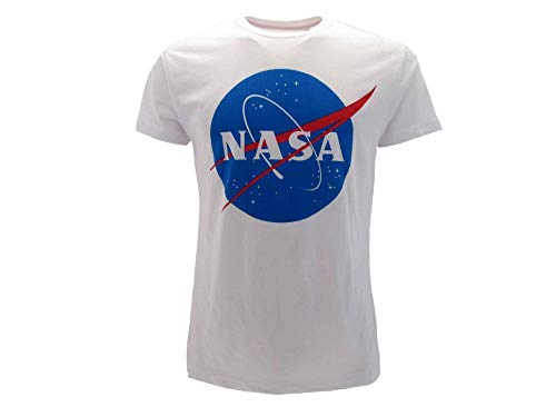 Nasa Original National Aeronautics And Space Administration T-Shirt, Weiß Large