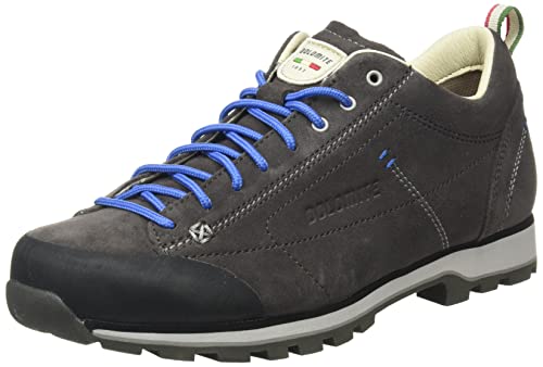 Dolomite Unisex-Erwachsene Zapato Cinquantaquattro Low Sneaker, Anthrazit/Blau, 40 2/3 EU