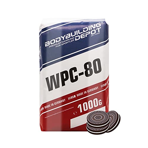 Bodybuilding Depot Whey Protein Pulver 1kg - Creme Keks | umweltfreundlich in Papier verpackt