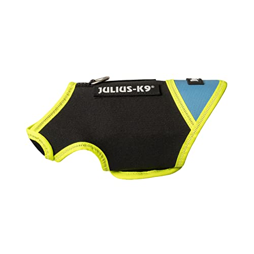 Julius-K9, IDC Neoprene Hundekleidung, Size: Baby 1, Schwarz und Aquamarine