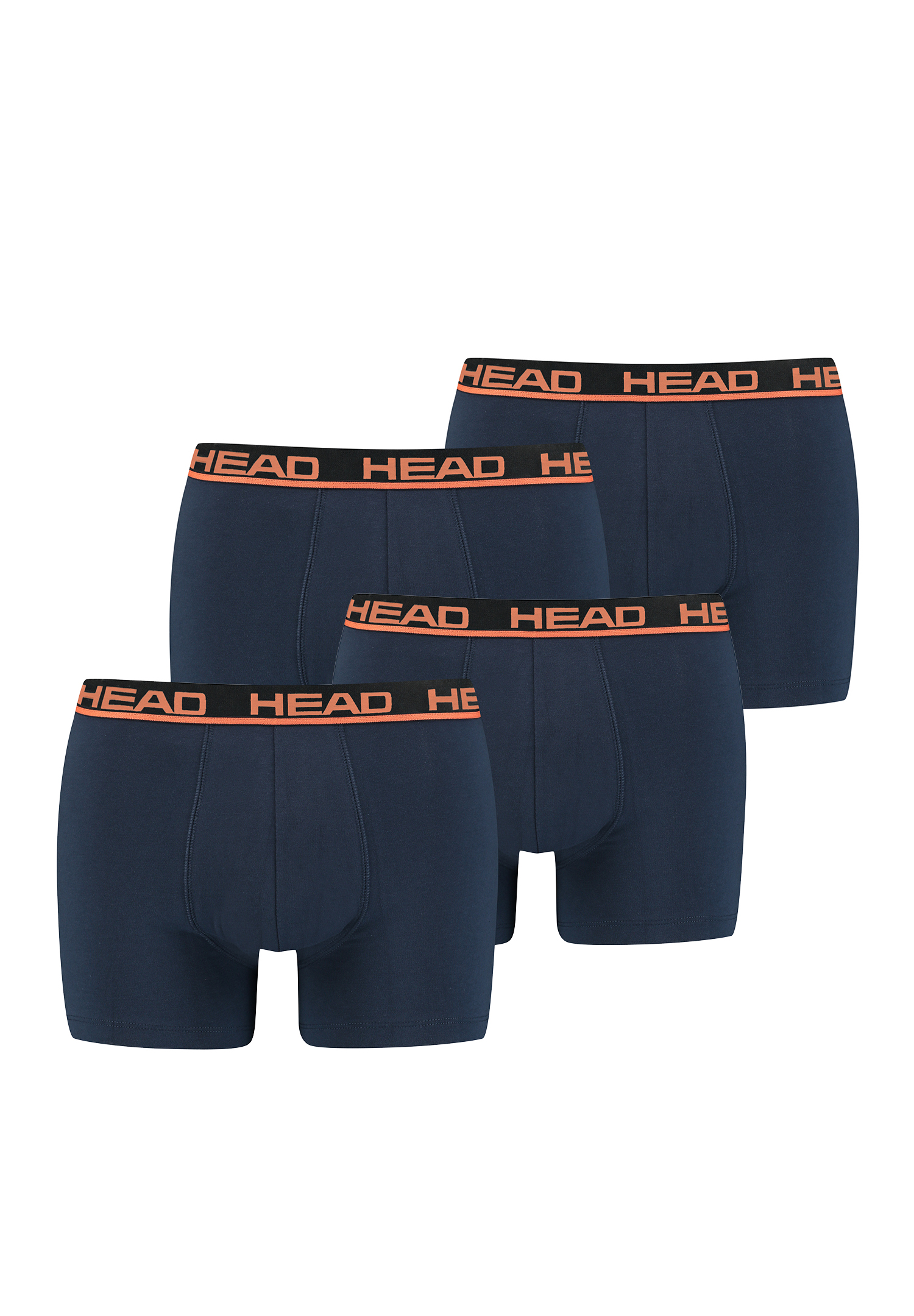 HEAD Herren Boxershorts Unterwäsche 8P (Blue/Orange, S)