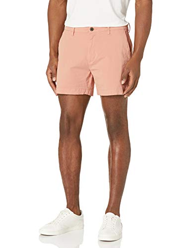 Amazon-Marke: Goodthreads Herren-Shorts, schmale Passform, 12,7 cm Schrittlänge, mit komfortablem Stretch, Chino-Stil, Pink (Muted Clay Mut), W42