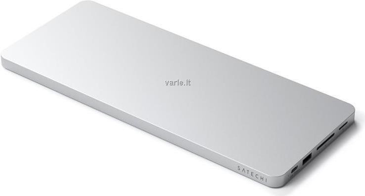 Satechi USB C Slim Dock für 24" iMac mit werkzeuglosem Gehäuse für M.2 PCIe NVMe und SATA SSDs – USB C Data Port, USB A, 2 USB 2.0, Micro/SD Kartenleser