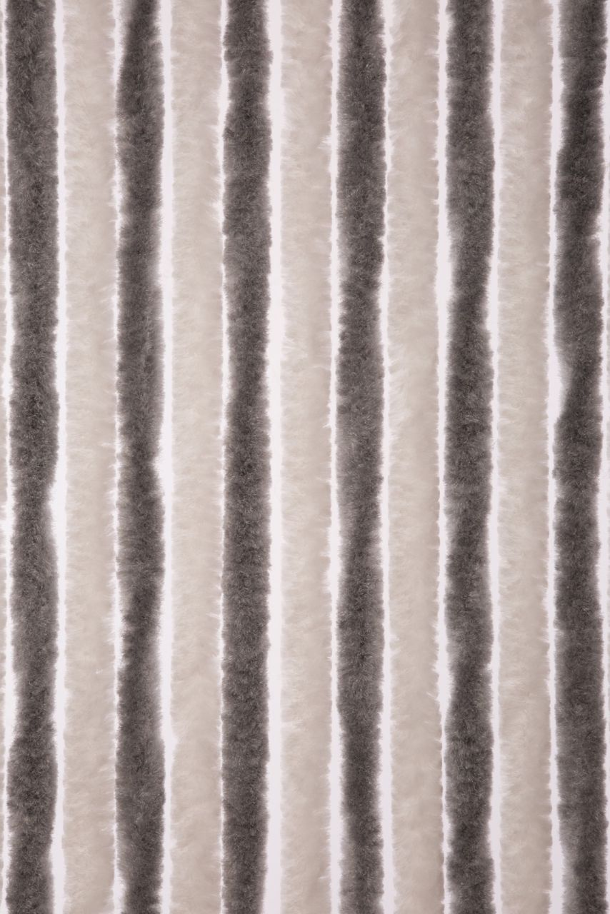 Conacord Vorhang Flauschi silber-weiß 90 x 200 cm