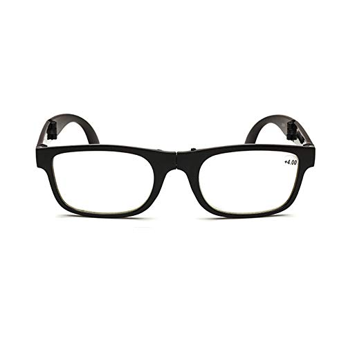 GEMSeven Unisex Mini Faltbare Lesebrille Gefaltete Hängende Presbyopische Brillen Full Frame