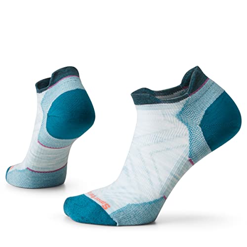 Smartwool Women's Run Zero Cushion Low Ankle Socks Damen, Frosty Green, M
