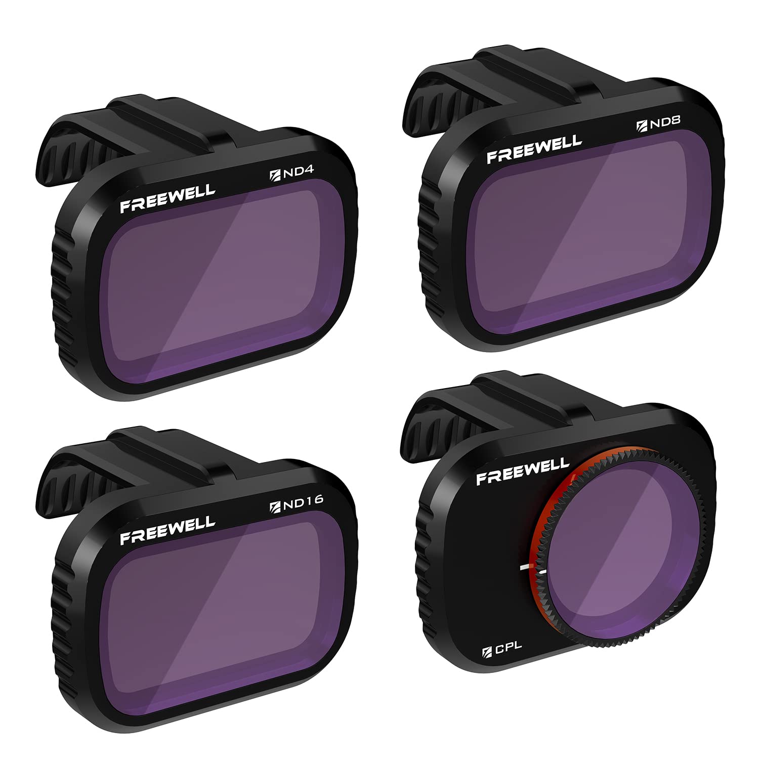 Freewell Standard Day - 4KSeries - 4Pack Filters Kompatibel mit Mavic Mini/Mini 2/Mini SE/Mini 2 SE