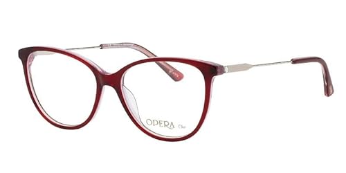 Opera Brillen, CH439, Brillenfassungen, Damenbrille., rot