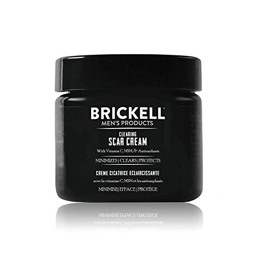 Brickell Men's Clearing Scar Cream - Natürliche und organische Narbencreme für Männer - Reduziert die Sichtbarkeit von Narben - Für ein gleichmäßiges Hautbild - 59 ml - Parfümiert
