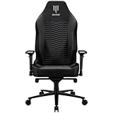 Iconic - Premium Gaming Stuhl Apollon Classic Black Silver Ghost - Ergonomischer Gamer Sessel Bürostuhl