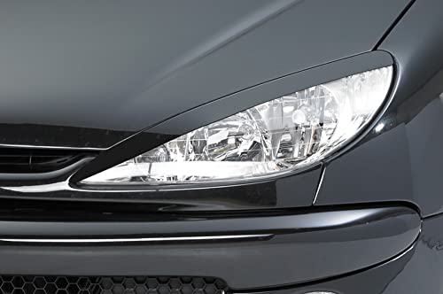 CSR-Automotive Scheinwerferblenden Kompatibel mit/Ersatz für Peugeot 206 SB166