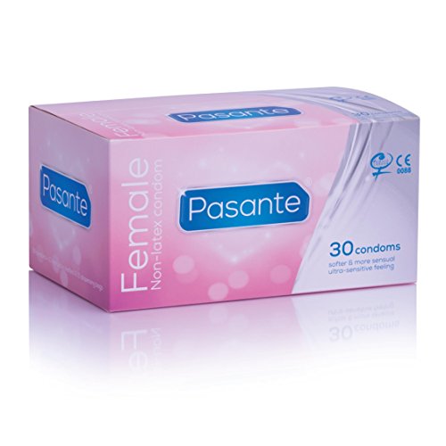 30 Stück FRAUEN Kondom Female Condom Verhütung Kondome Pasante / Femidom latexfrei latex frei
