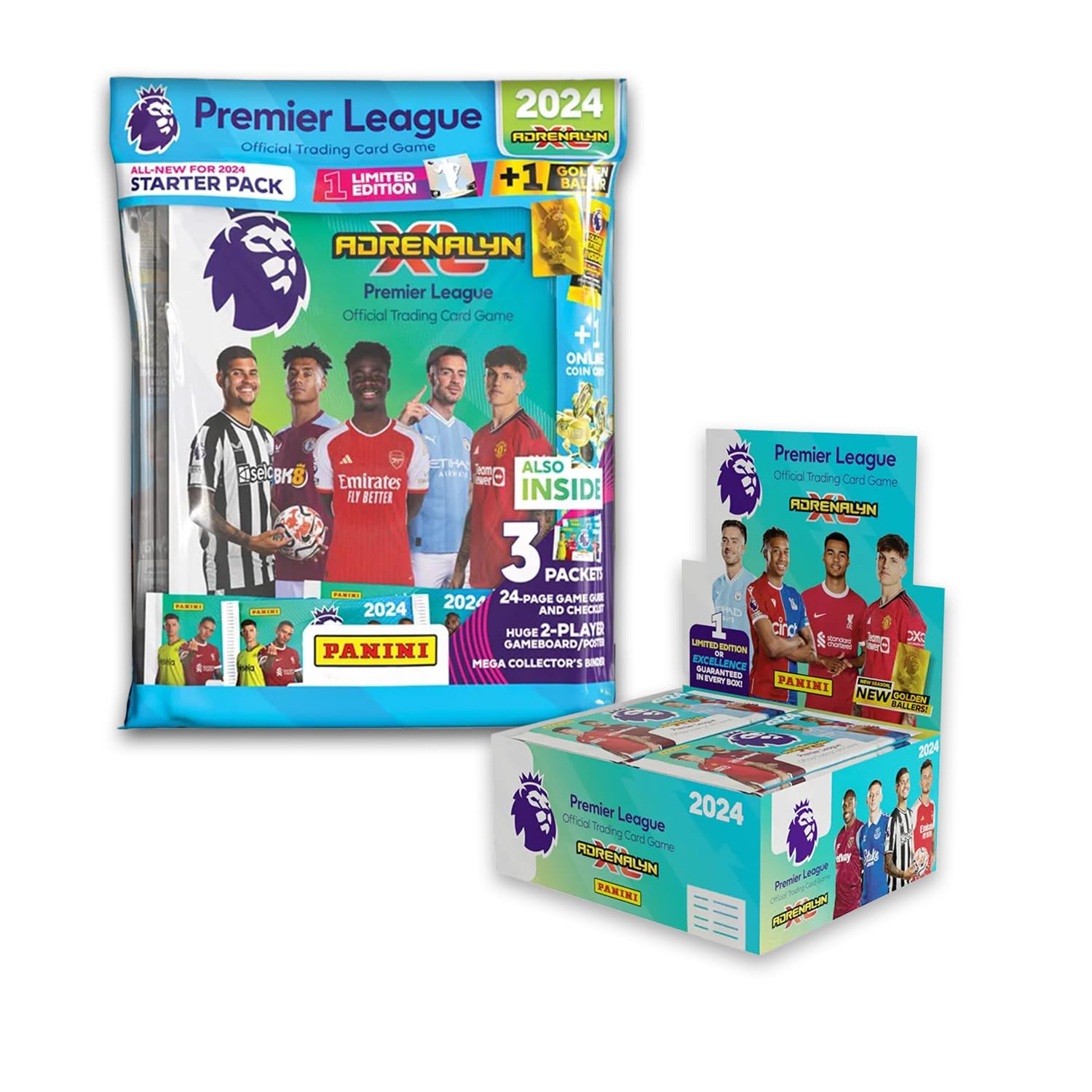 Panini Premier League Adrenalyn XL™ 2024 Kollektion Sammelkarten (Box Bundle)