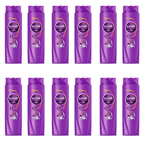 Sunsilk Shampoo für glattes Haar, 6 x 250 ml