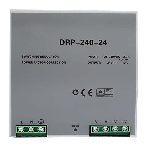 DRP-240-24 240 W 24-V-Din-Rail-Netzteil Einphasen-Schaltnetzteil, Schaltnetzteil Din-Rail-Netzteil
