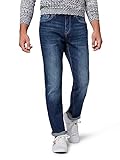 TOM TAILOR Herren Regular Slim Fit Jeans Basic Stretch Hose Trousers Stone Washed Five-Pocket Josh, Farben:Blau, Größe Jeans:30W / 32L, Beinlänge:L32