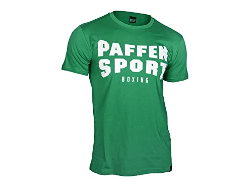 PAFFEN SPORT «Logo» Slim Fit T-Shirt; grün; Größe: M