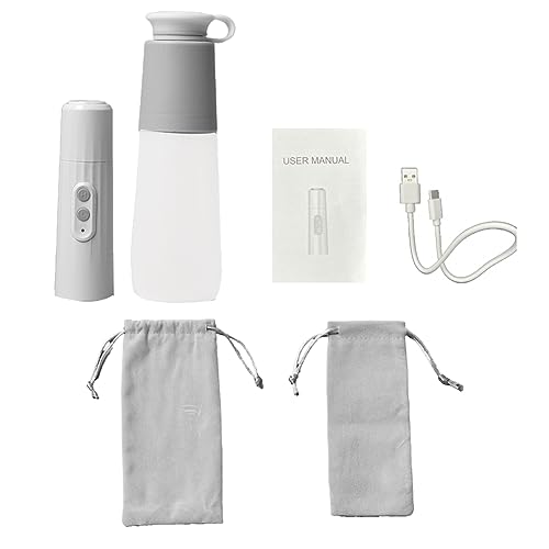 Junguluy Tragbare Elektrische Dusche, Multifunktionale Analdusche, Babydusche, Weibliche Intimpflege, Ersatzteile in und Weiß.