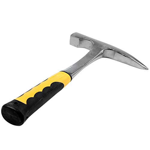 TOOGOO Geologischer Erkundungs Hammer Geologie Hammer Hand Werkzeug mit Spitzte Mund