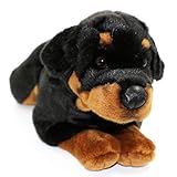 Uni-Toys - Rottweiler, liegend - 45 cm (Länge) - Plüsch-Hund, Haustier - Plüschtier, Kuscheltier