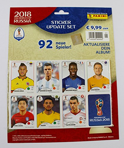 Panini FIFA World Cup Russia 2018 - Update-Set mit 96 Stickern