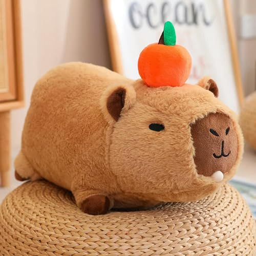 LfrAnk Niedliches Capybara-Spielzeug Kawaii Tier Capybara Lustige Puppe Lustiges Spielzeug Geburtstagsgeschenk 40cm 4