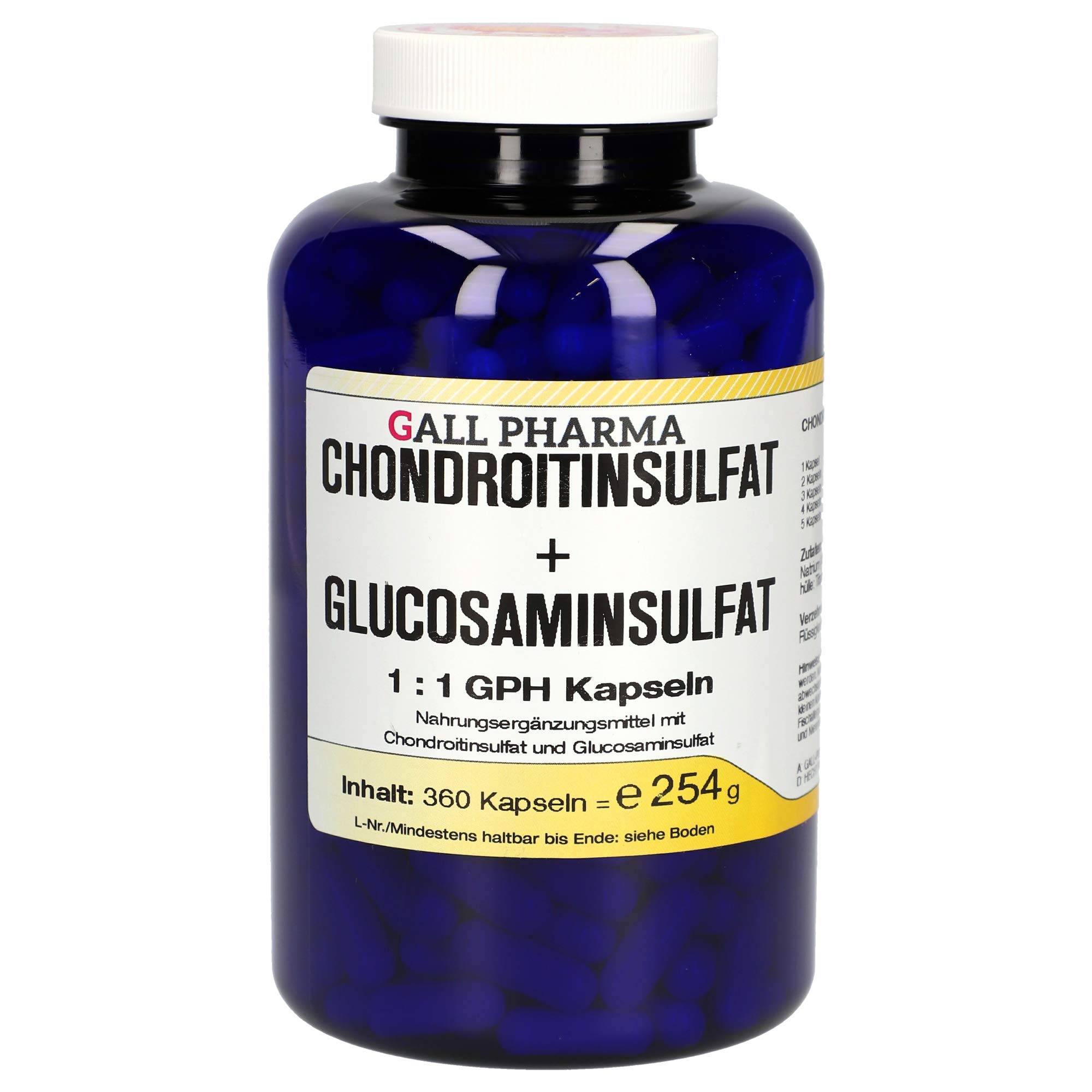 Gall Pharma Chondroitinsulfat plus Glucosaminsulfat 1:1 GPH Kapseln 360 Stück