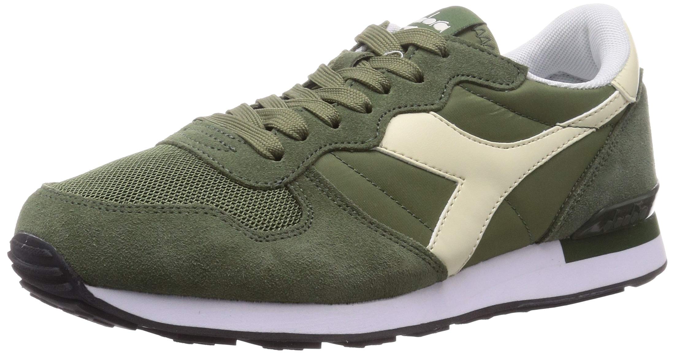 Diadora Unisex Camaro Gymnastikschuhe, Grün/Weiß, 40 EU