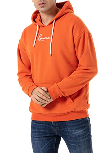 Redbridge Hoodie Signed Kapuzen-Pullover Sweatshirt Orange S