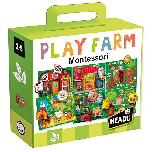 Headu Mu23608 - Baby Play Farm Montessori Merchandising Ufficiale