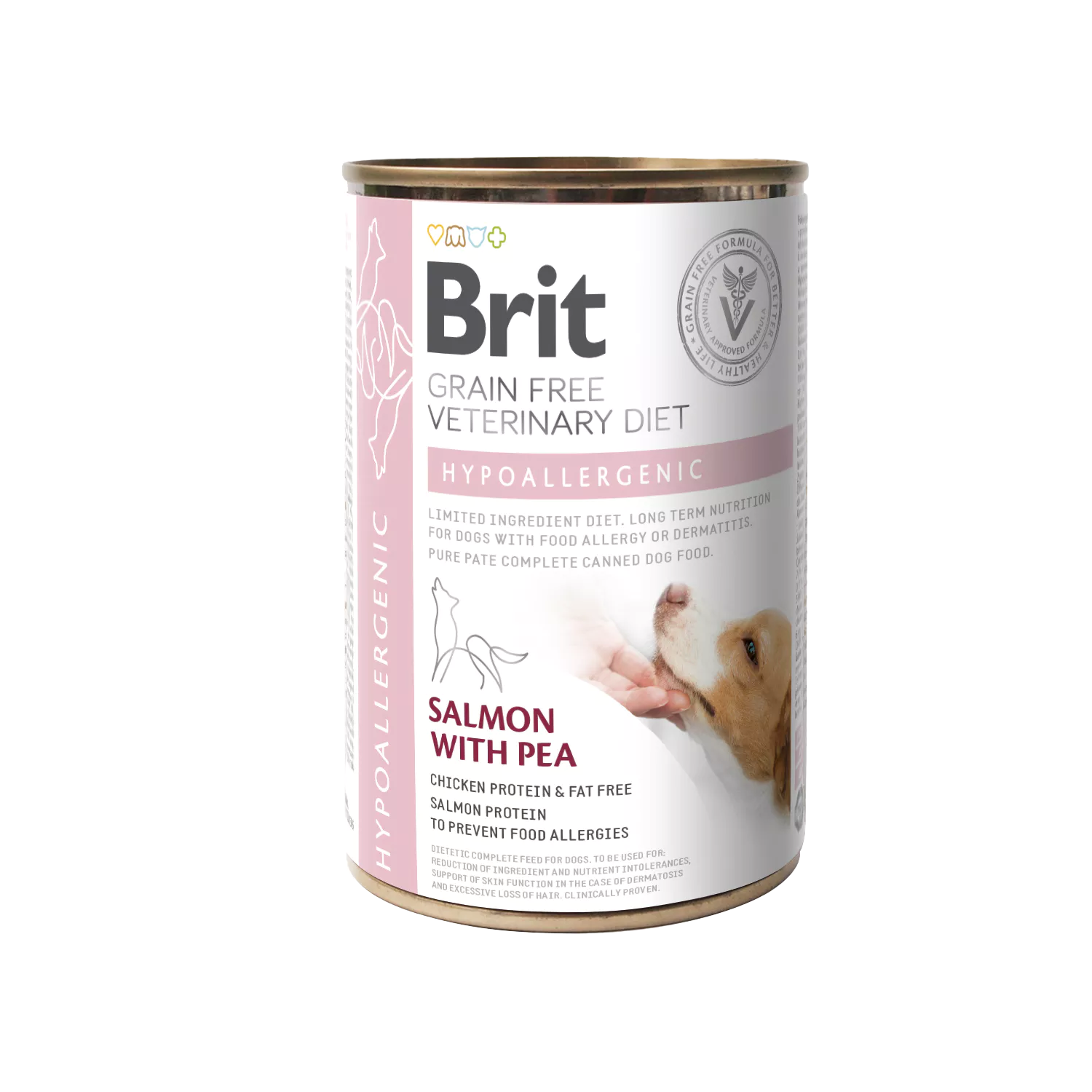 Brit Veterinary Diet Hund - Getreidefrei - Hypoallergen - Dose - 6 x 400 g