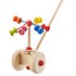 Selecta 62031 Karussell, Schiebefigur, Schiebe-und Nachziehspielzeug aus Holz, 20 cm