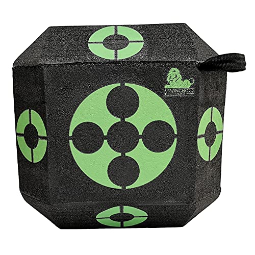 Stronghold Big Green Cube - 38x38x38cm - Zielwürfel, Ziel im Bogensport, Bogenschießen mit Pfeil und Bogen, Würfen, Qube
