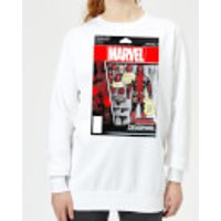 Marvel Deadpool Action Figure Damen Pullover - Weiß - S - Weiß