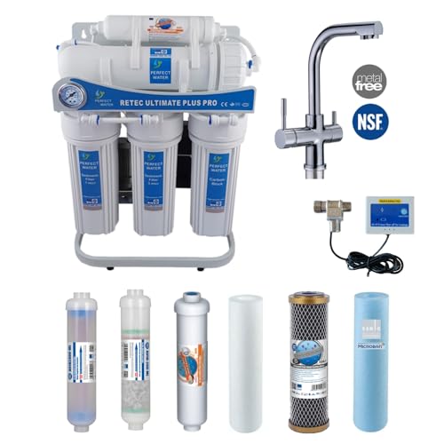 Umkehrosmoseanlage 800 GPD Perfect Water No. 1 Ultimate Plus PRO kein Tank nötig Wasserfilter Trinkwasser Reverse Osmosis