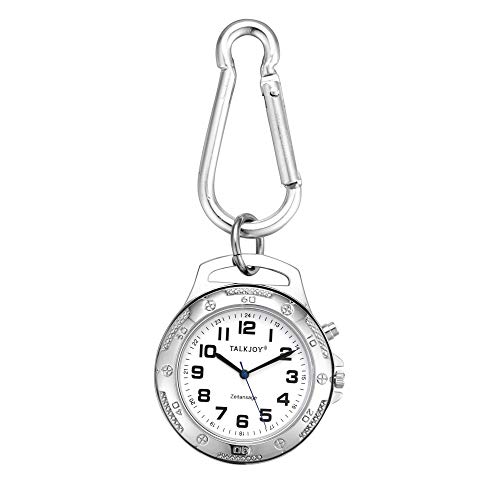 Profi METALL Sprechender Schlüssel-Anhänger Armbanduhr Wecker Uhr Senioren Blindenuhr Taschenuhr Umhängeuhr mit Uhrzeitansage