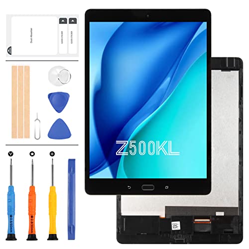 LADYSON Ersatzdisplay für Asus ZenPad 3S 10 Z500KL P001 LCD Display Matrix Touch Digitizer Sensor Glas Tablet Montage-Teile Kits (schwarz)