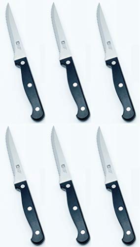 Richardson Sheffield Artisan Essentials Steakmesser-Set, superscharf, MOV (Molybdän-Vanadium), Stahl, 6-teilig