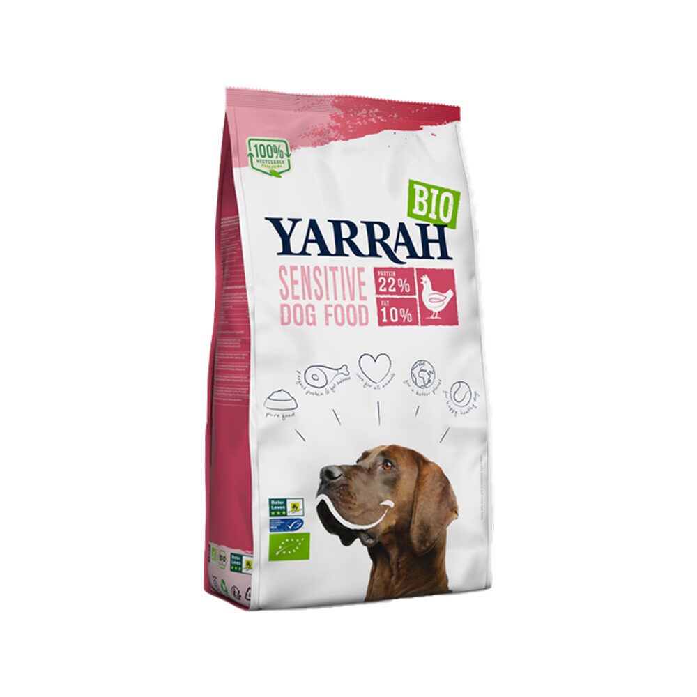 Yarrah Adult Dog Food Sensitive Huhn, 10 kg